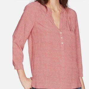 Joie | Daylan Rosalyn Casual Blouse Top in Western Rose | Size Small